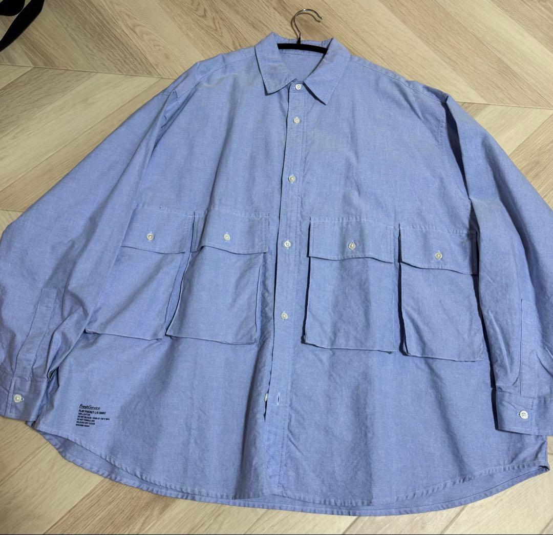 FreshService フラップポケットシャツ