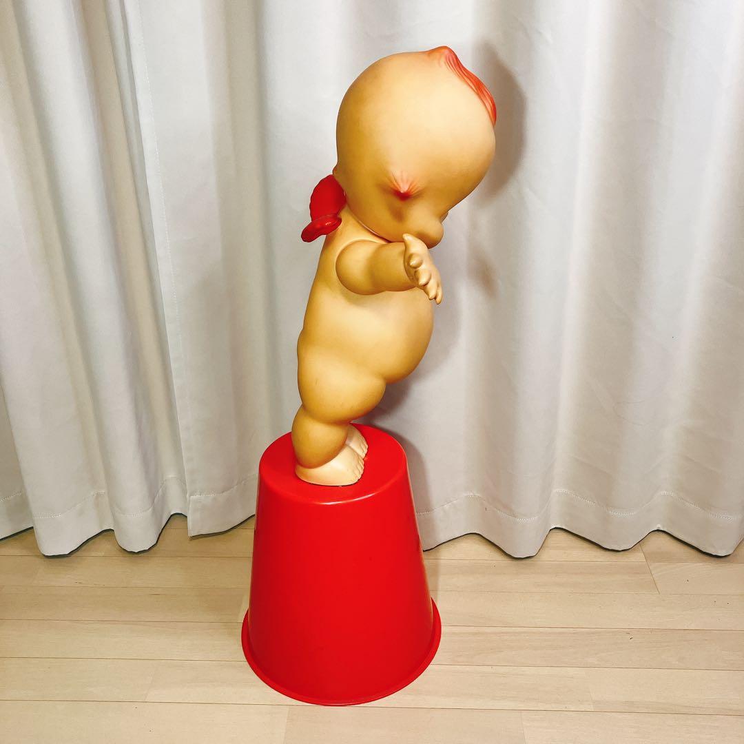 販促用 台付き キューピー人形 羽付き 非売品 企業物 レトロ 大型