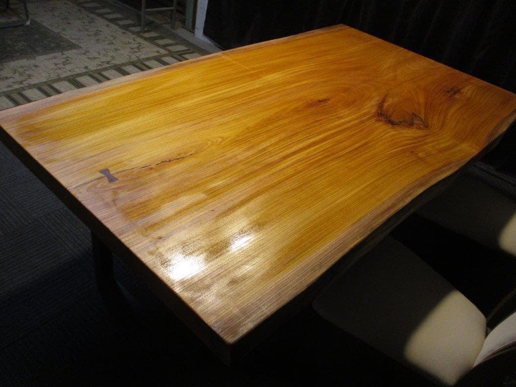 # 779 ■　欅　ケヤキ　テーブル　ローテーブル　ダイニング　座卓　一枚板