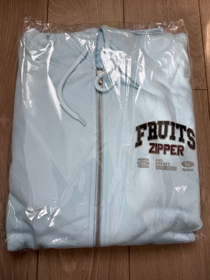 FRUITS ZIPPER 真中まな　推しアピ　パーカー