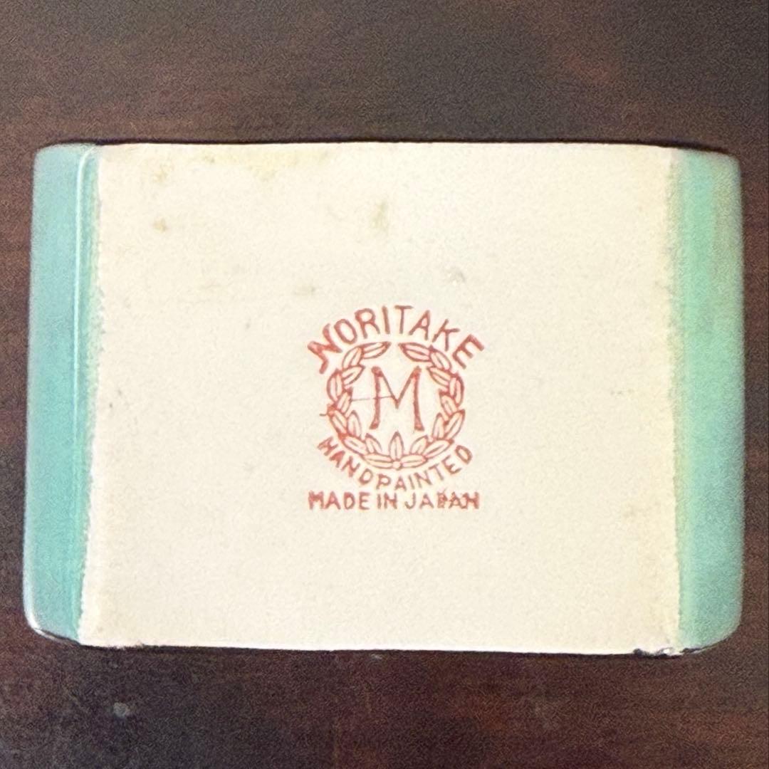 【激レア】オールドノリタケ アールデコ ラスター彩 ナプキンリング ペア紳士淑女