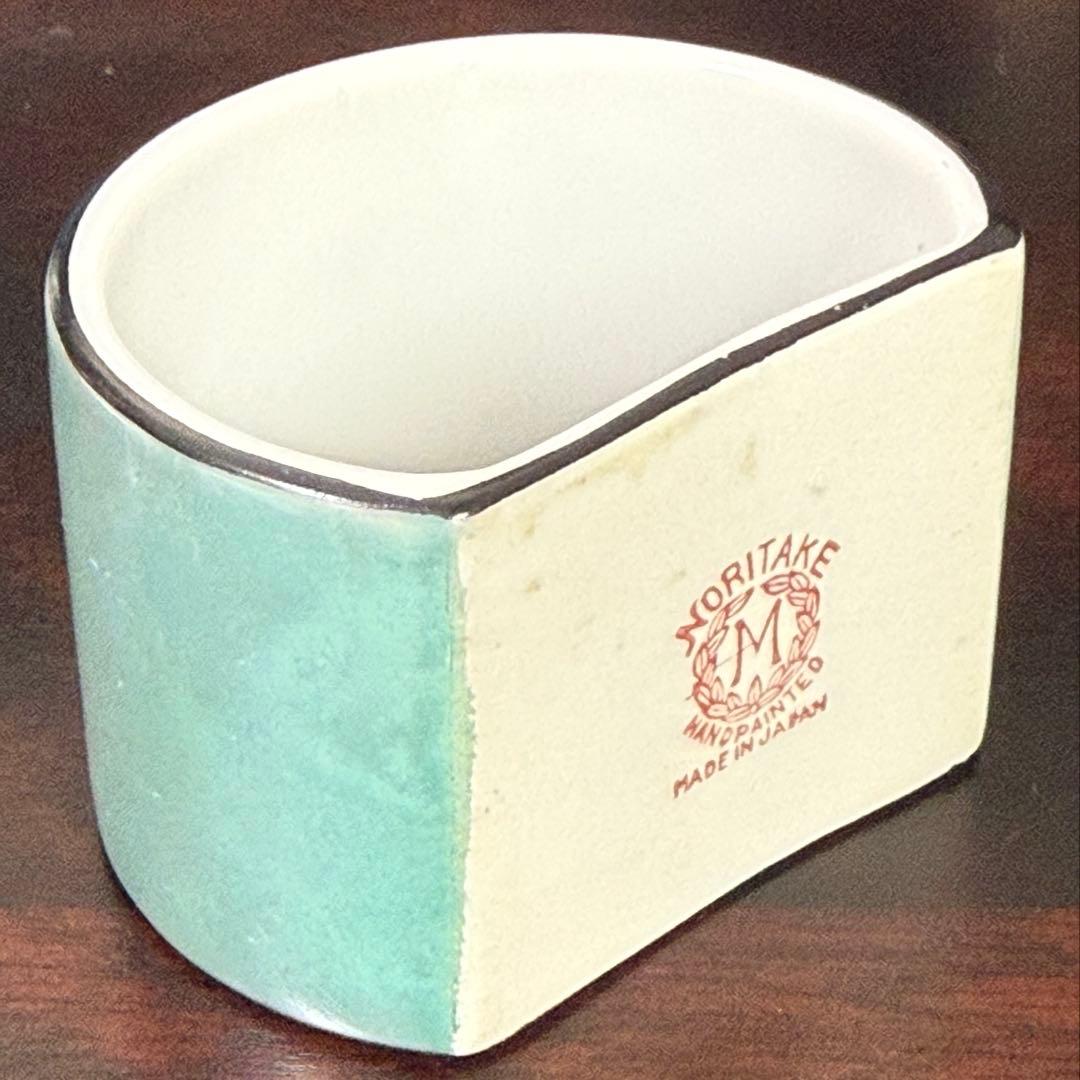 【激レア】オールドノリタケ アールデコ ラスター彩 ナプキンリング ペア紳士淑女