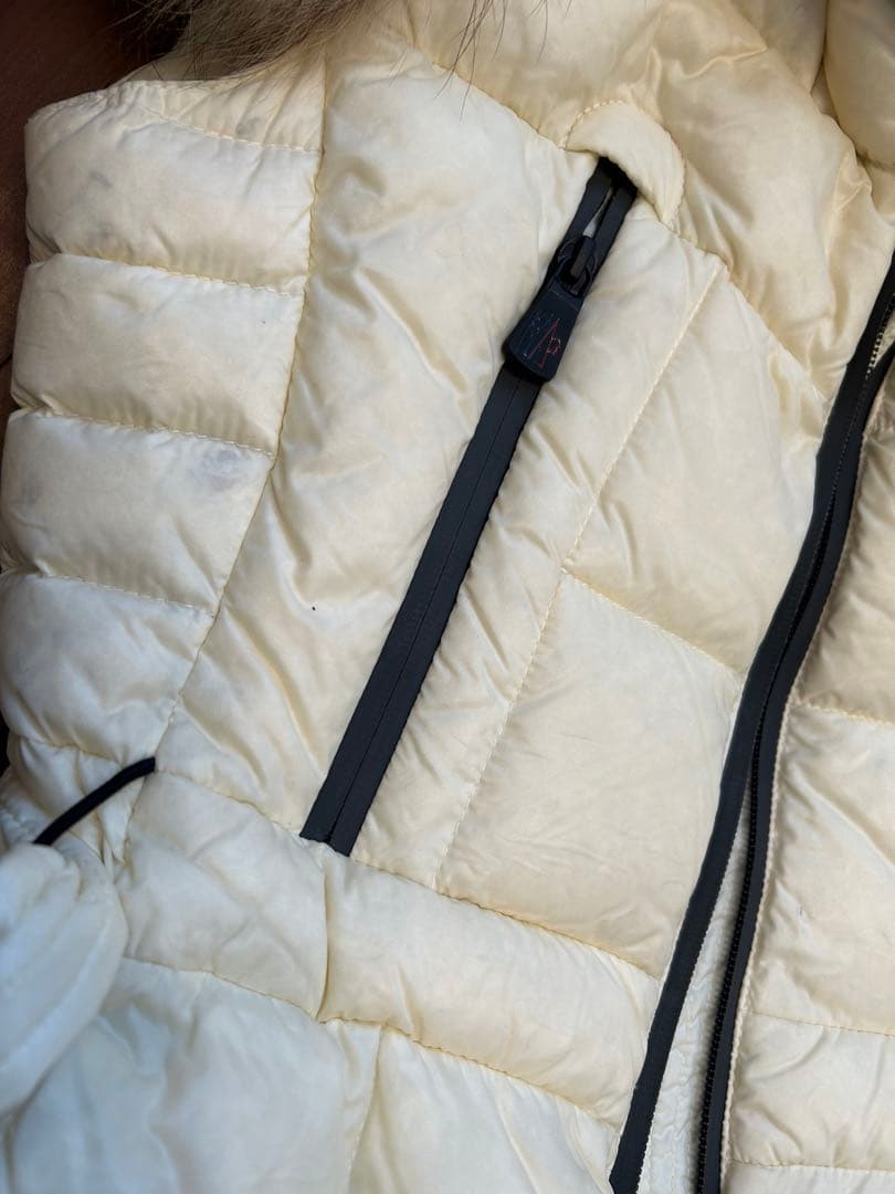 OBABAモンクレールレディース ダウンベスト ファー付き
