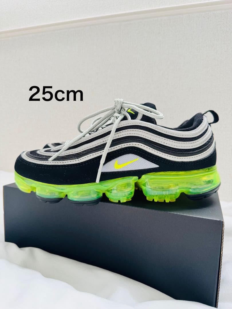 Nike Air Max 97 25cm ブラック/ネオンイエロー /美品