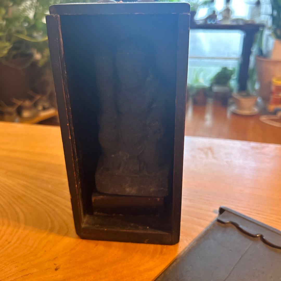 石仏 箱入り antique 神像