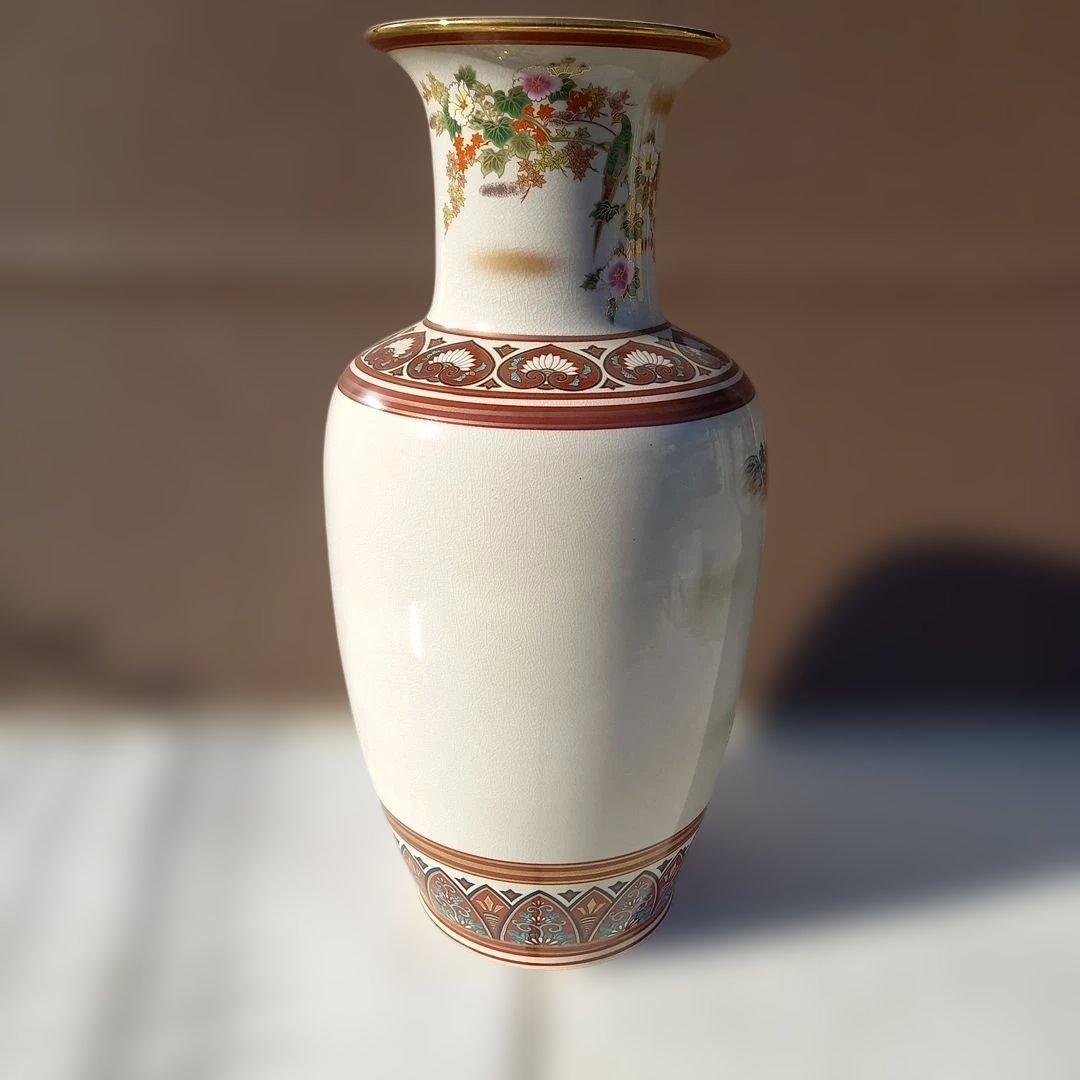 豪華 壷 九谷焼 七福人 　　61cm