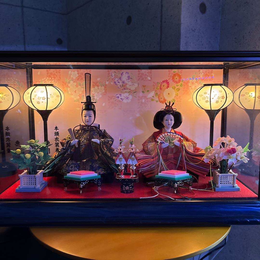 ☆極美品☆雛人形 恵月 本頭衣装着 ケース入り