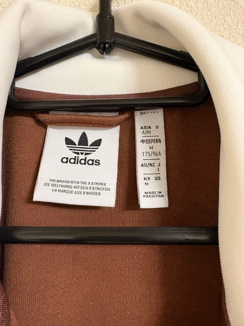 完売品 adidas ブラウン ジャージ トラックジャケット