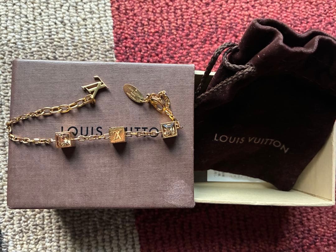 Louis Vuitton ブラスレギャンブルチェーンブレスレット