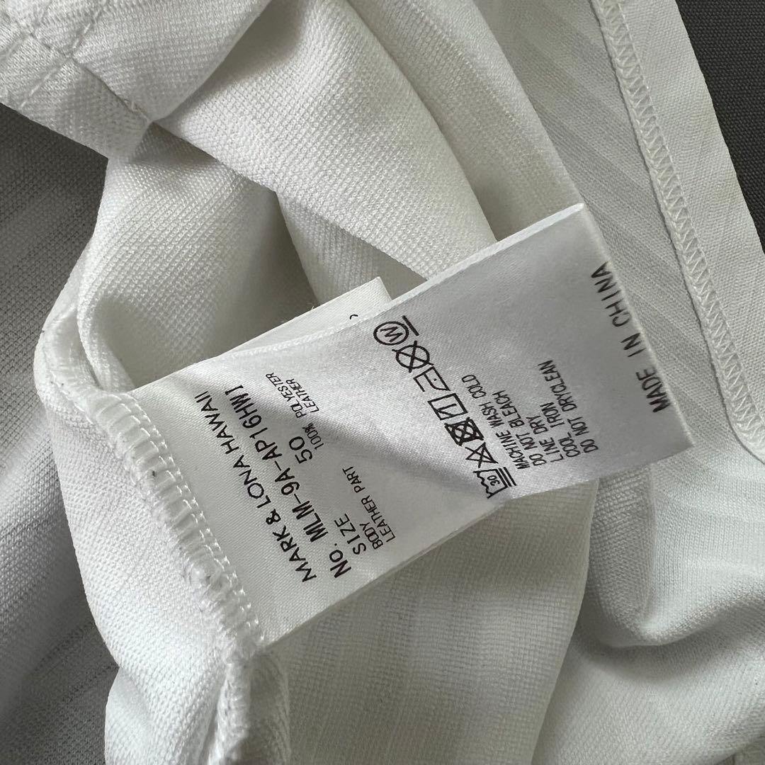 MARK&LONA マークアンドロナ　ポロシャツ　総柄　メンズ　XL ロゴ　50