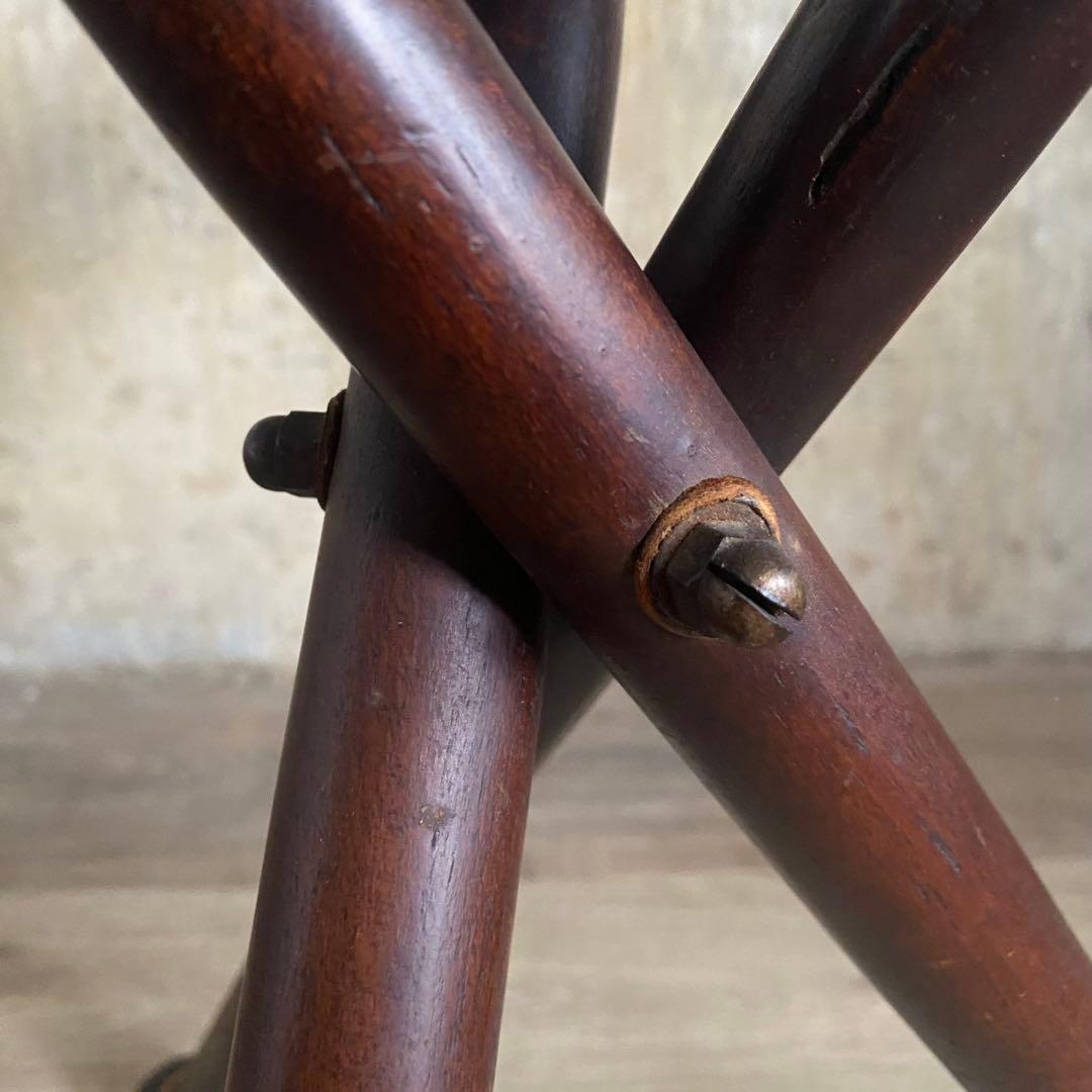 ヴィンテージ　三脚スツール　昭和レトロ