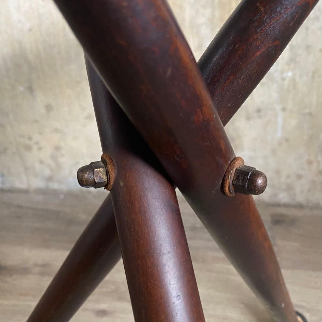 ヴィンテージ　三脚スツール　昭和レトロ