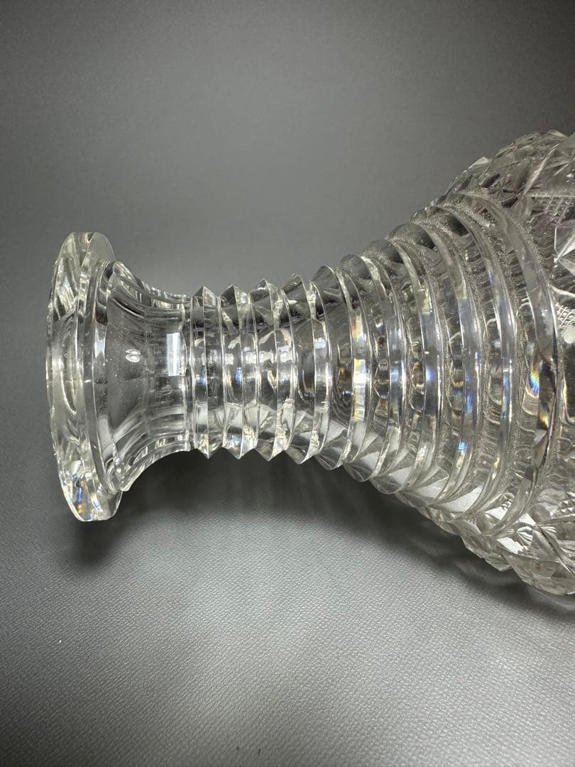 江戸切子　デキャンタ　江戸ガラス　桐箱