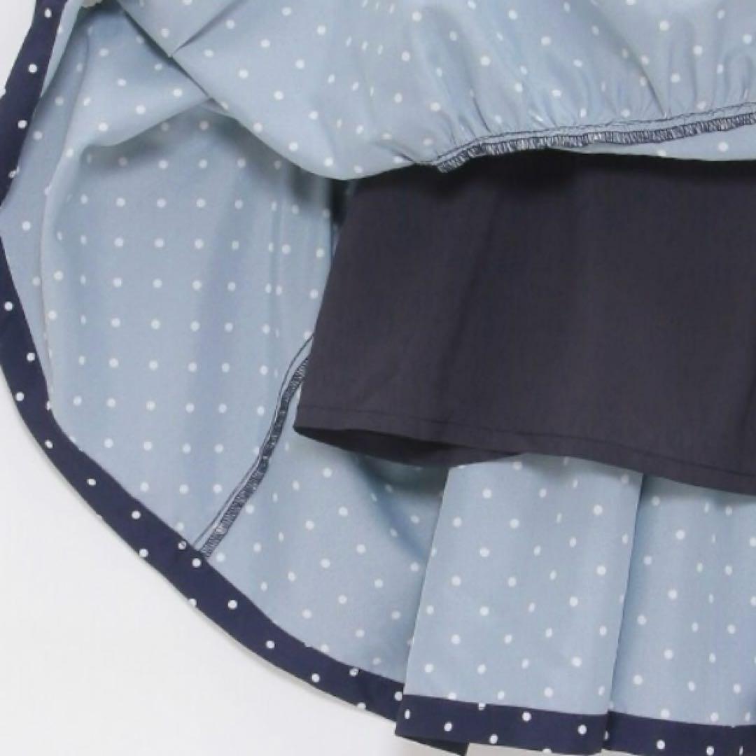 メゾピアノジュニア　肩リボンワンピース＆Tシャツセット　150