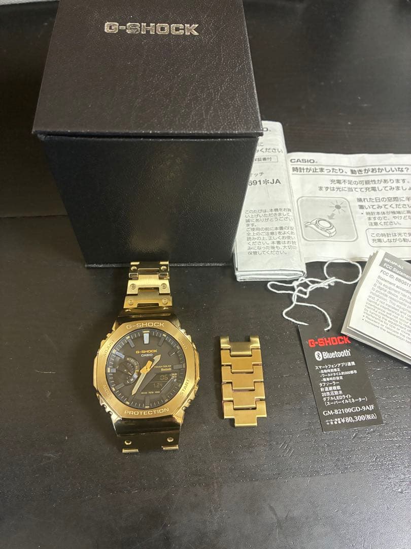 ⭐︎極美品⭐︎ G-SHOCK GM-B2100GD-9AJF ゴールド フルメタル