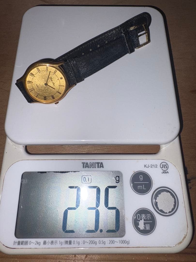 AUREOLE Gold Star K18腕時計