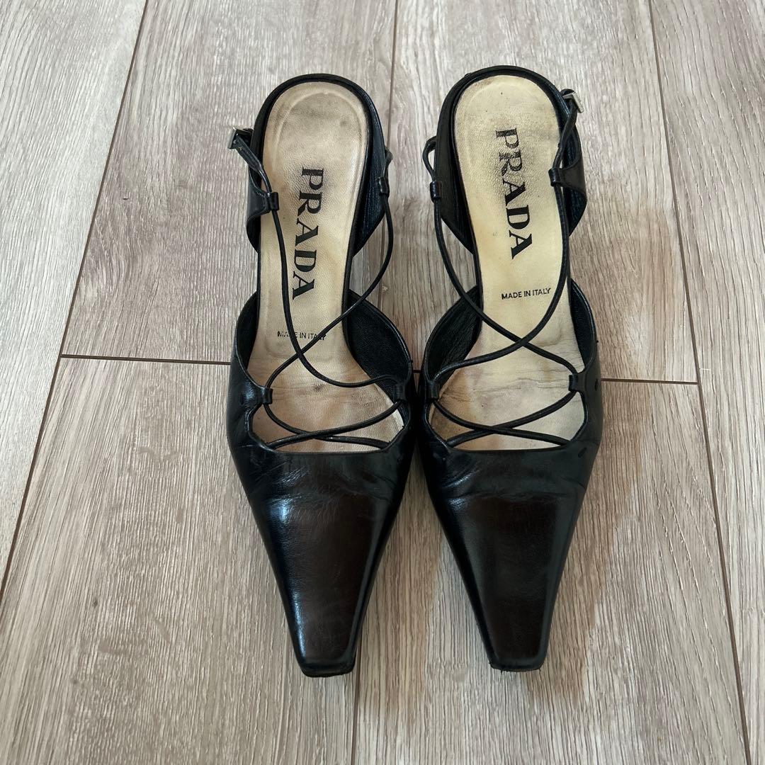 プラダ PRADA パンプス 36 23.5センチ