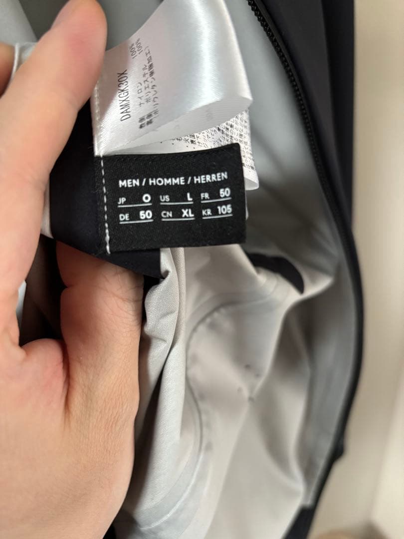 HARD SHELL JACKET “CREAS（クレアス）“ /ブラック・XL