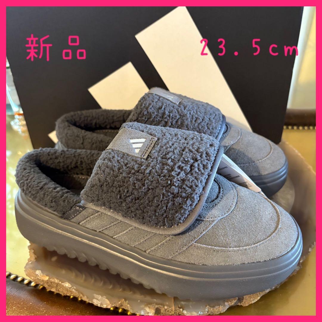 【新品】ADIDAS JS4999 GRAND COURT MULE グレー