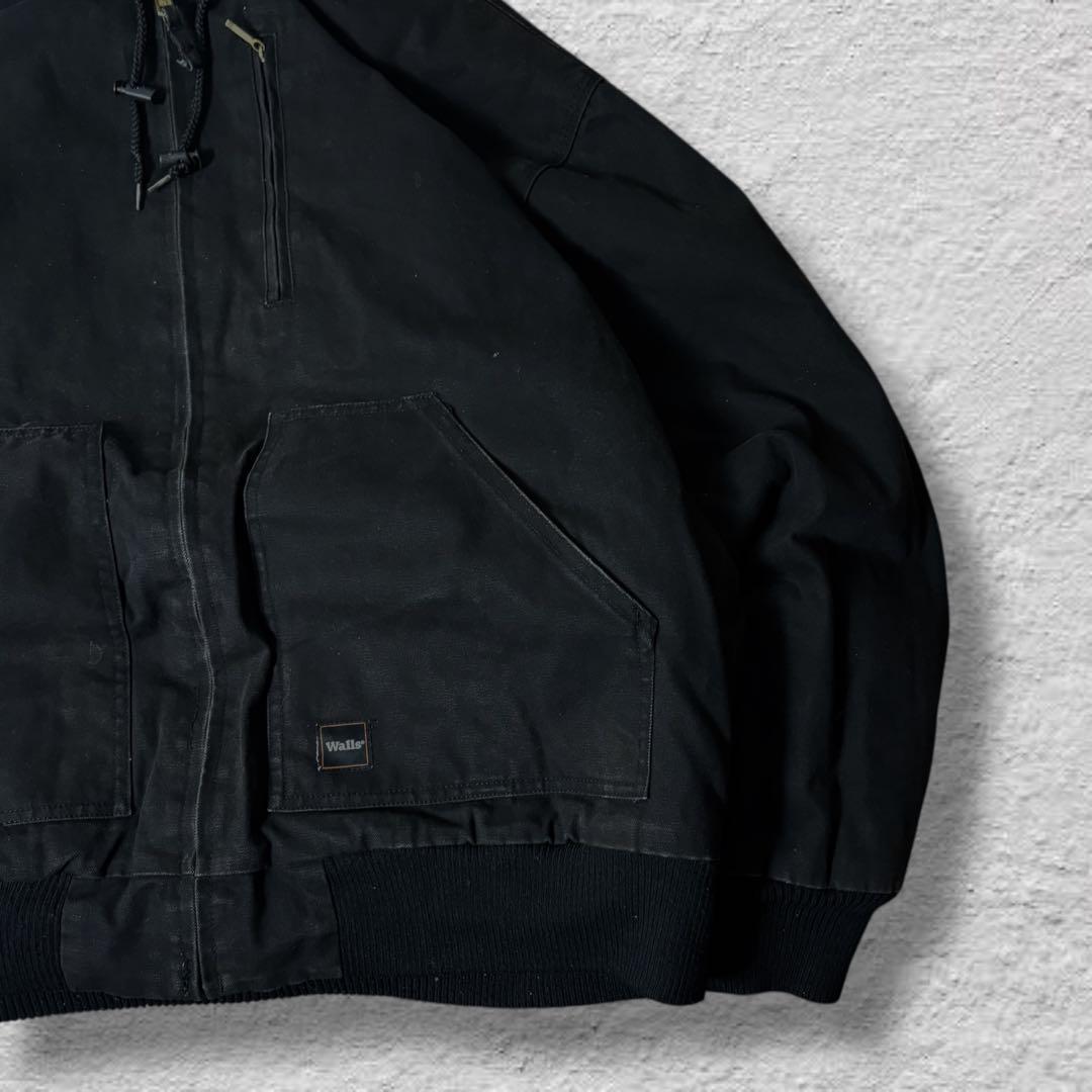 あんもにー vintageダックパーカーアクティブジャケット90sブラック