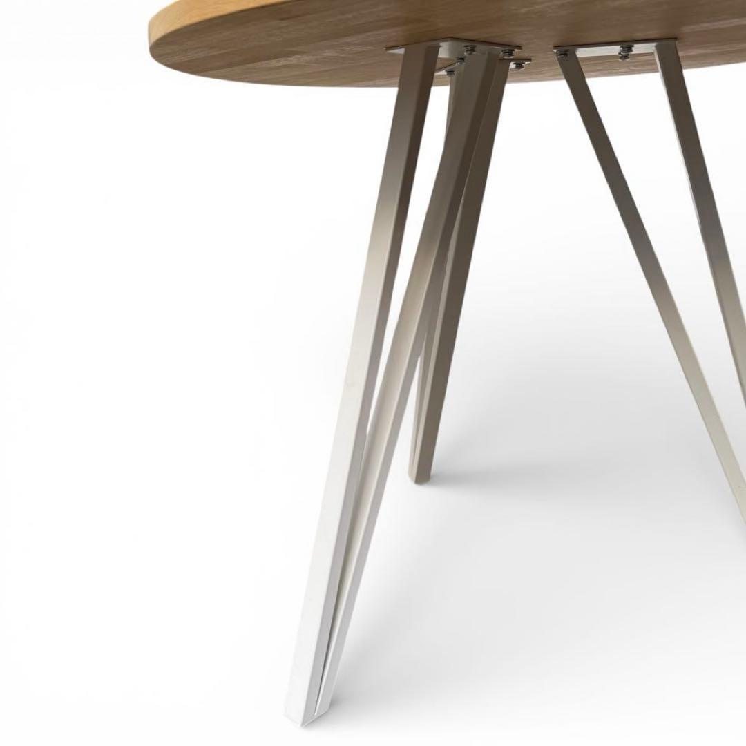 KANADEMONO 丸テーブル ダイニングテーブル　北欧　φ80 天然木