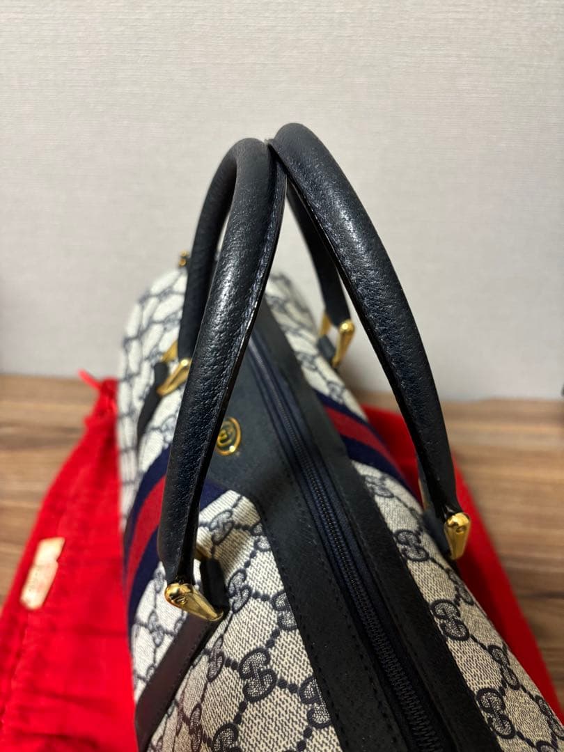 【極美品】グッチ オールドグッチ ヴィンテージ シェリーライン GG ロゴ