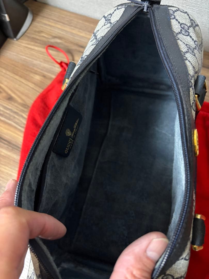【極美品】グッチ オールドグッチ ヴィンテージ シェリーライン GG ロゴ