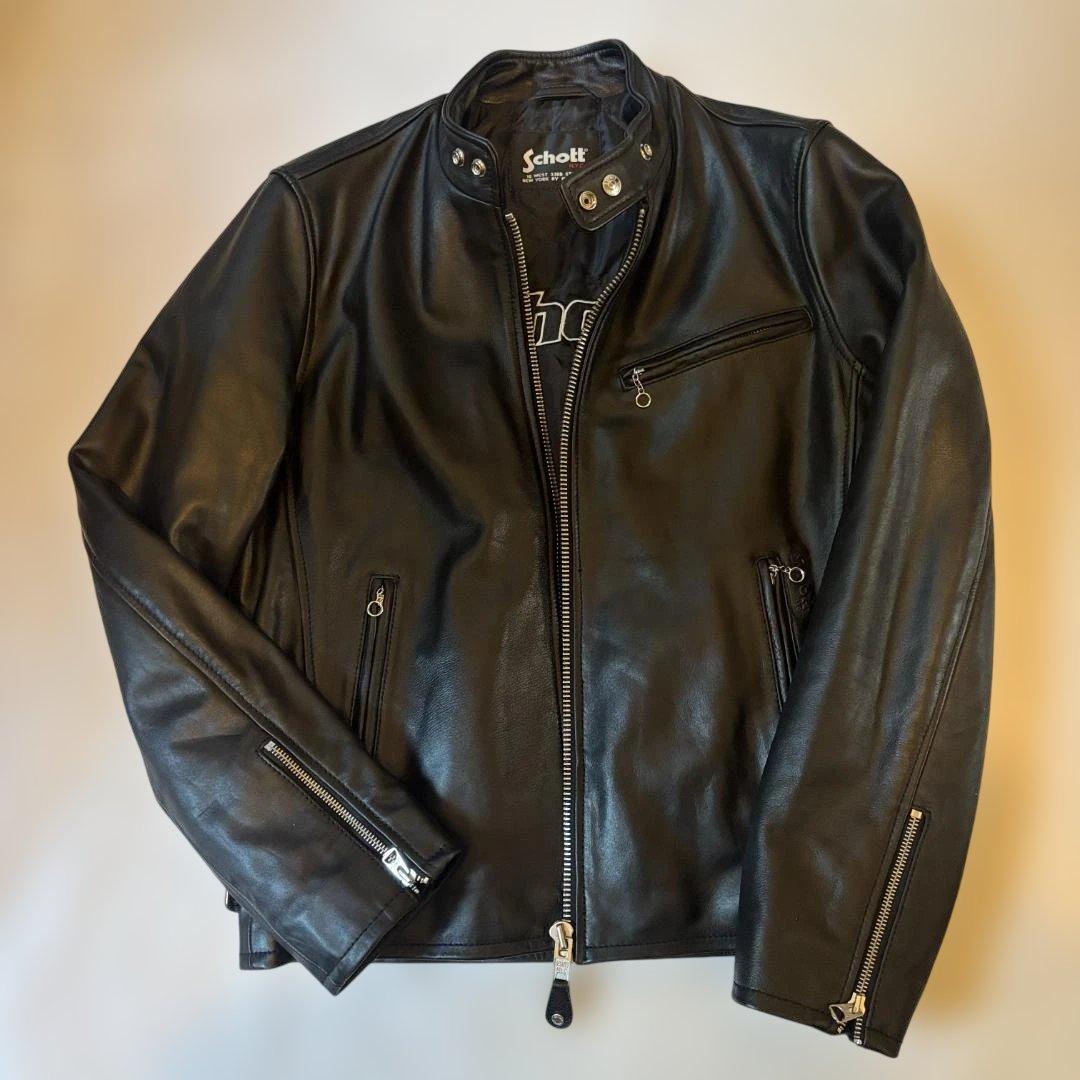 Schott シングルライダース　M