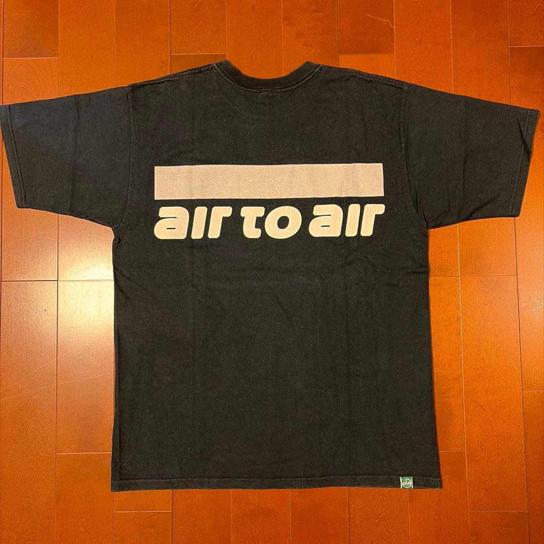 TAR 2002 超人気のバーアンダーロゴ両面デザインT サイズL美USED 黒