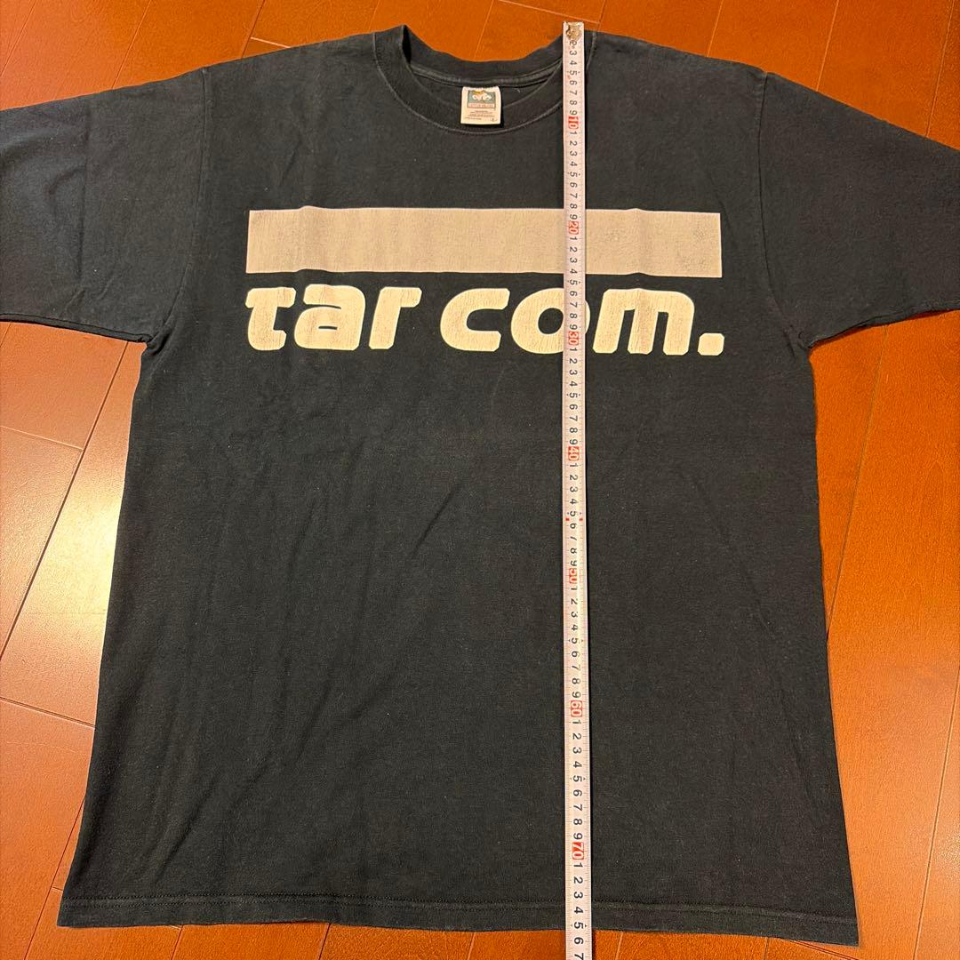 TAR 2002 超人気のバーアンダーロゴ両面デザインT サイズL美USED 黒