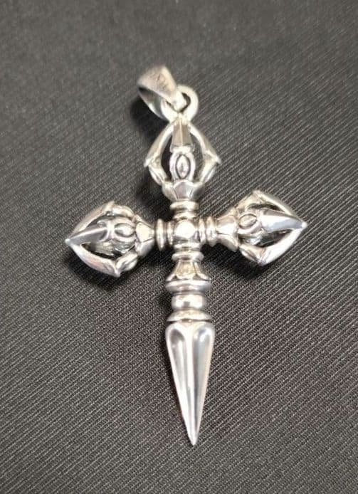 高野山 宗泉寺 羯磨 御守 白黒ダイヤモンド入り ネックレス 桜井和寿 モデル