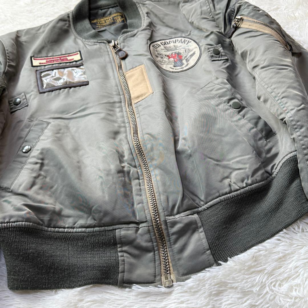 【希少】テッドマン Limited MA-1 フライトジャケット L 超短丈