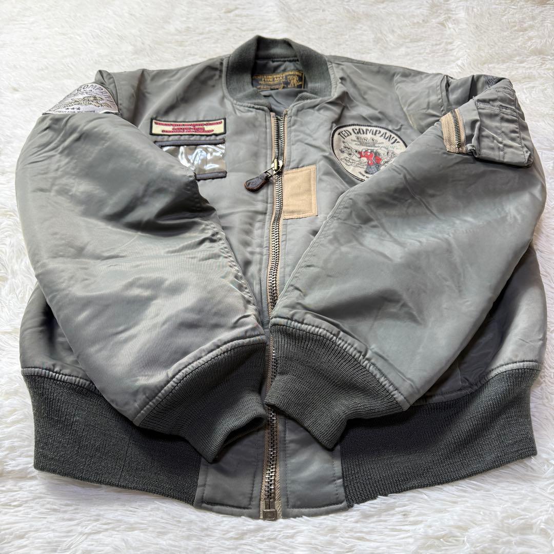 【希少】テッドマン Limited MA-1 フライトジャケット L 超短丈