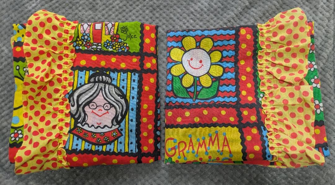 ヴィンテージ Sears カーテン 上飾り付き