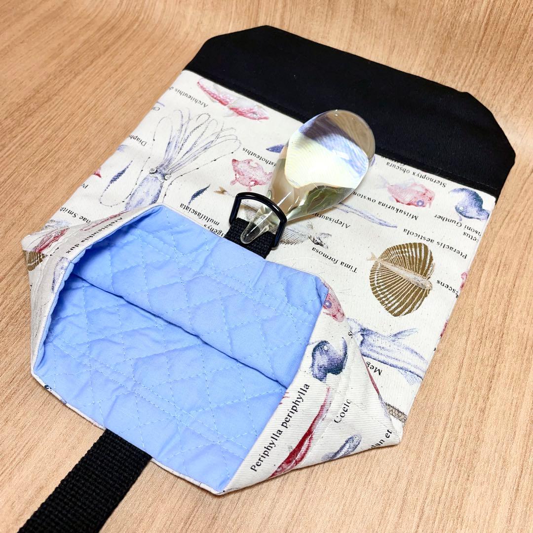 【eat】深海魚(生成り)×黒　入園入学グッズ７点