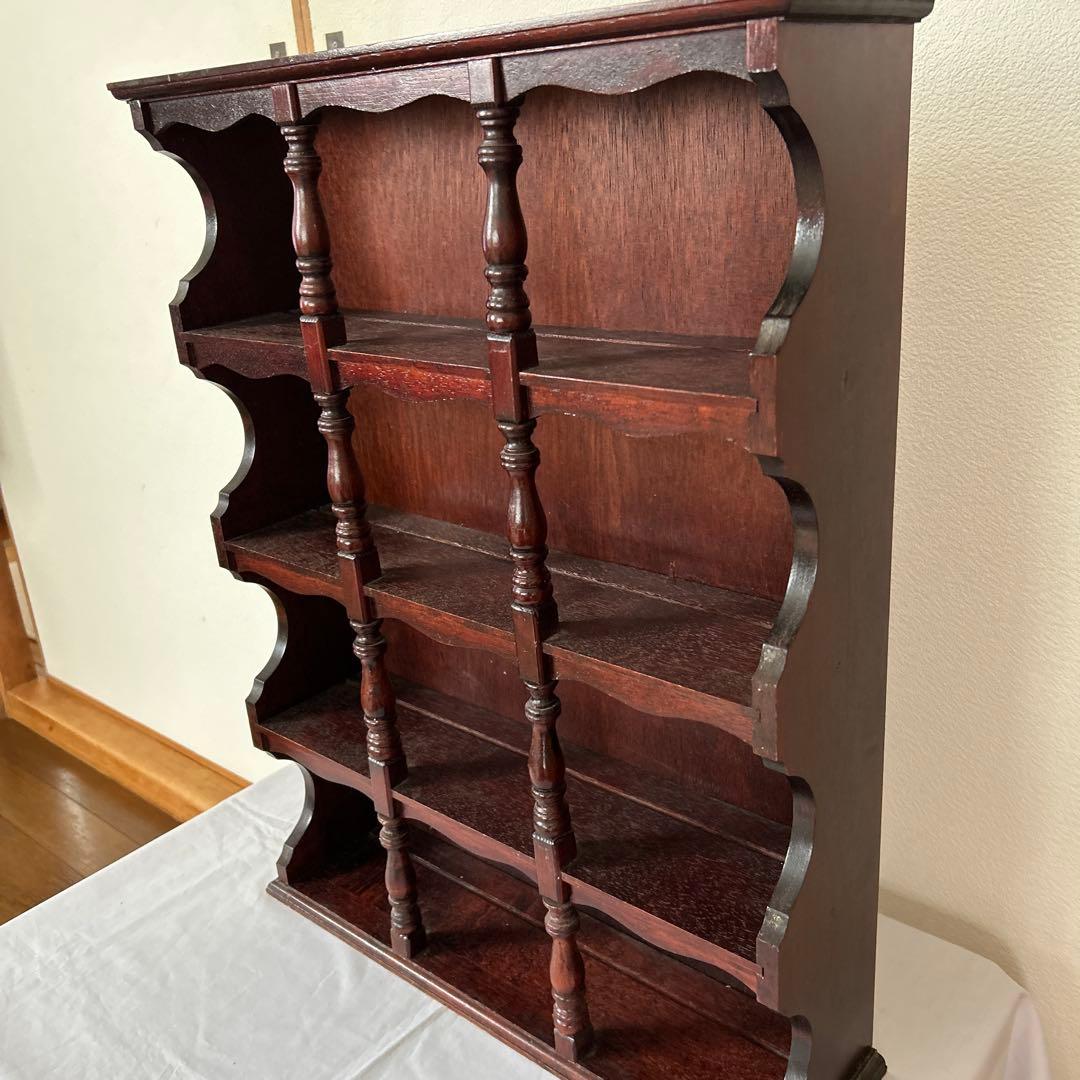 レトロ　木製 飾り棚　カップボード ビンテージ　飾り棚 家具 オープンシェルフ