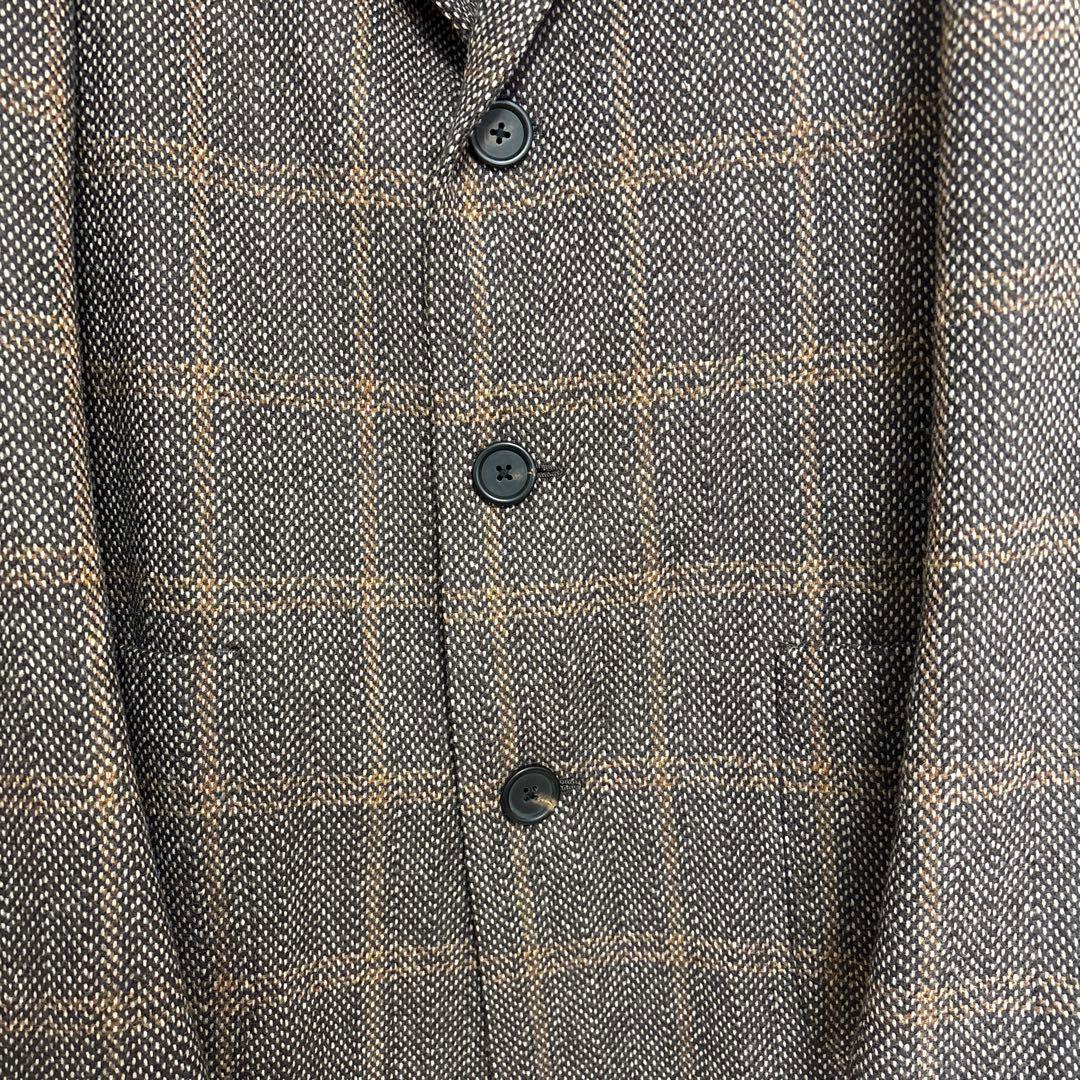 LARDINI チェスターコート チェック柄　サイズ46