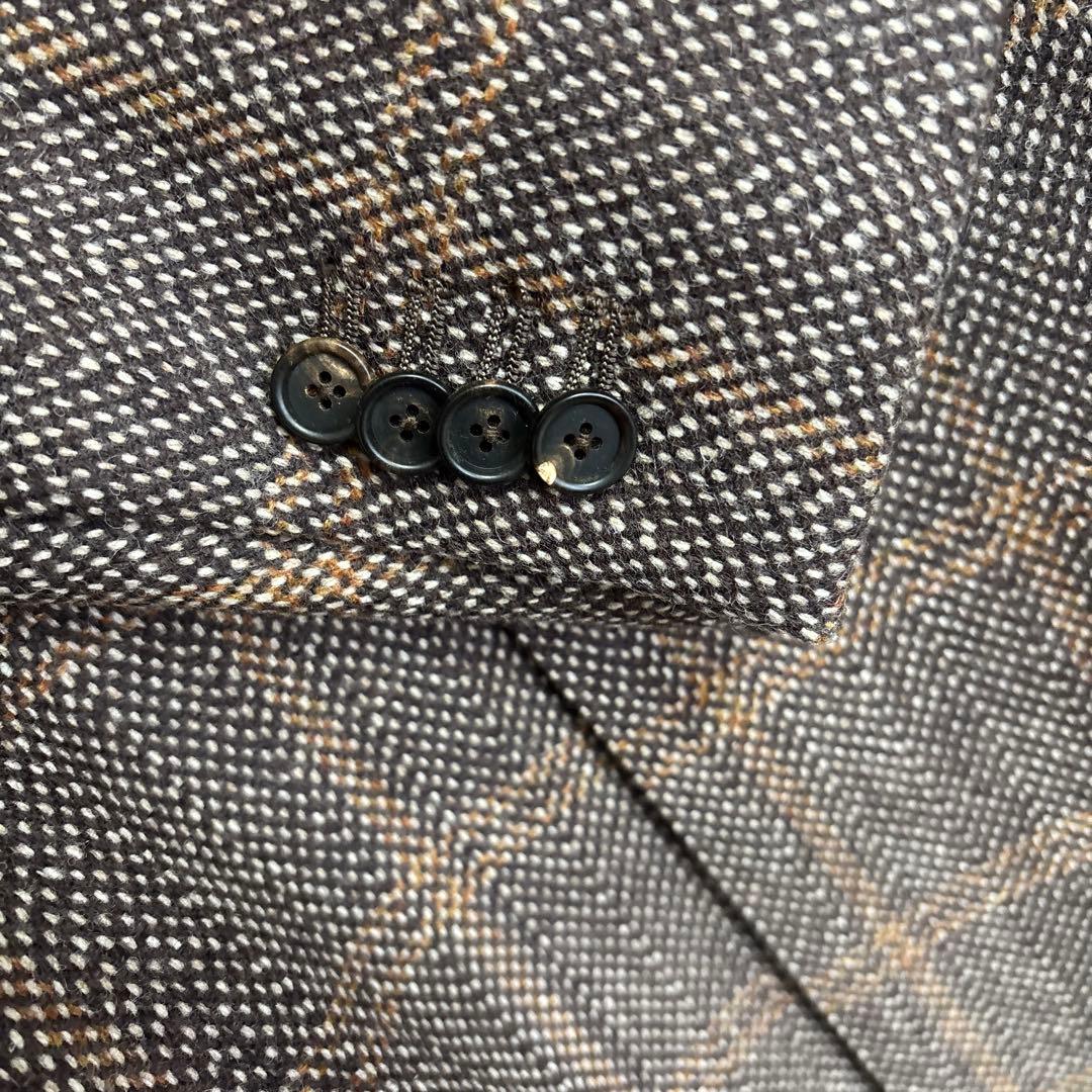 LARDINI チェスターコート チェック柄　サイズ46