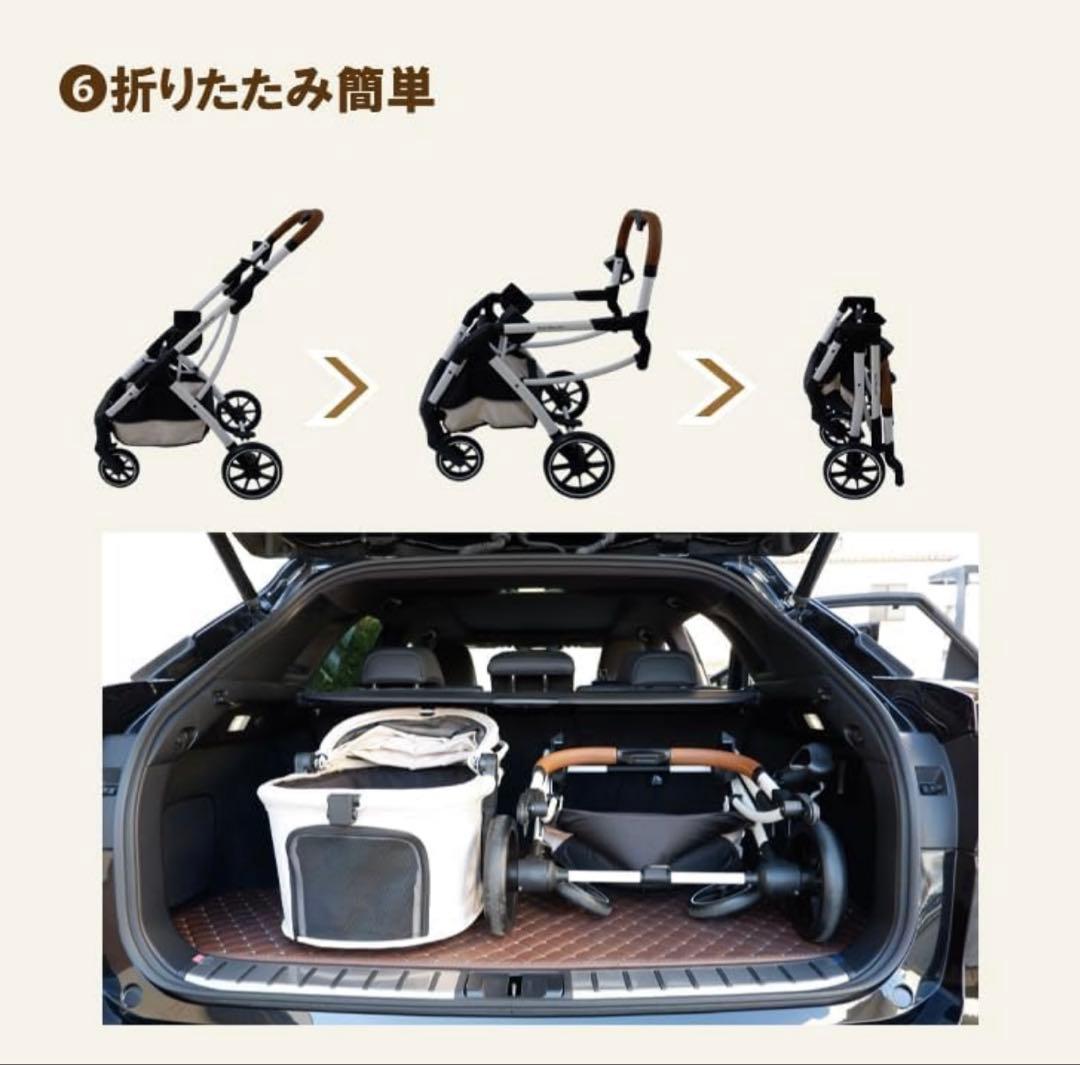 Best Wonderペットカート 分離式 折りたたみ簡単 3waドッグカート