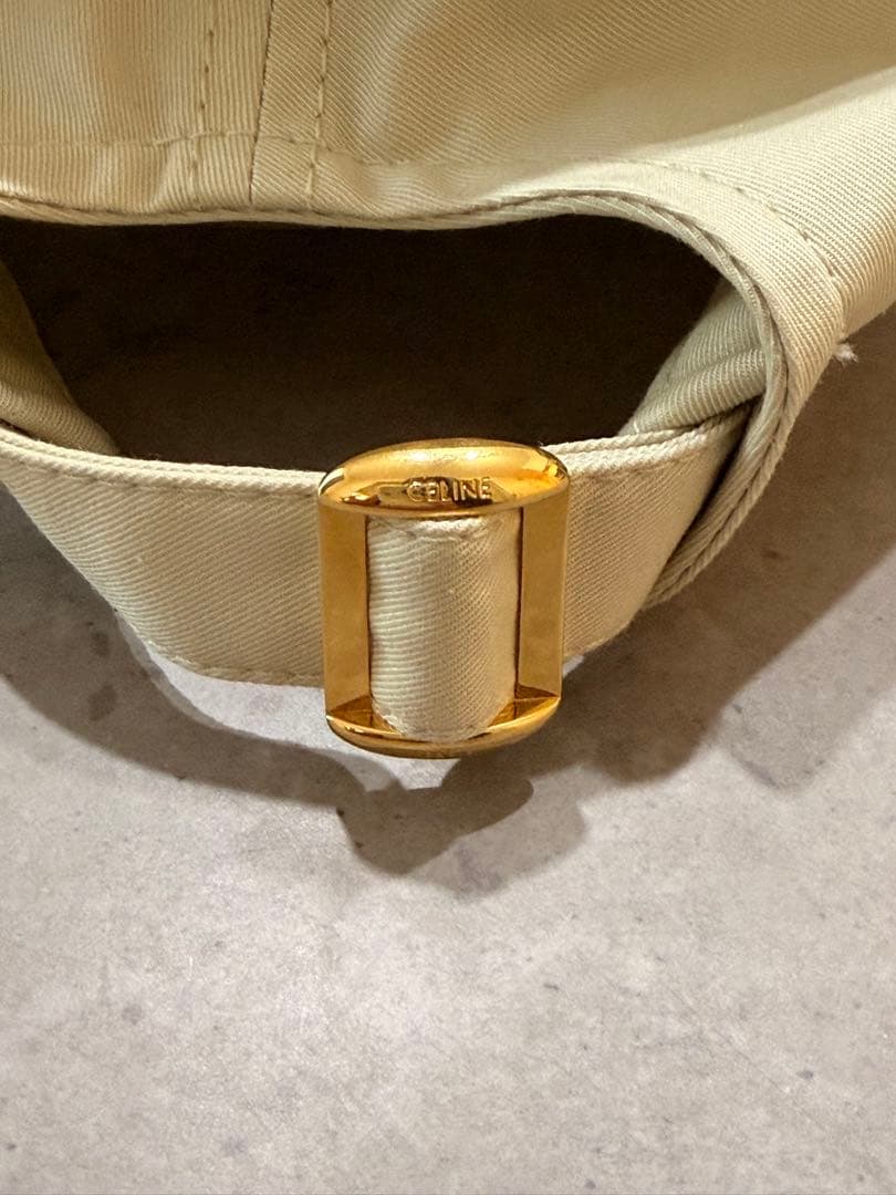 CELINE バニラ ベースボールキャップ S