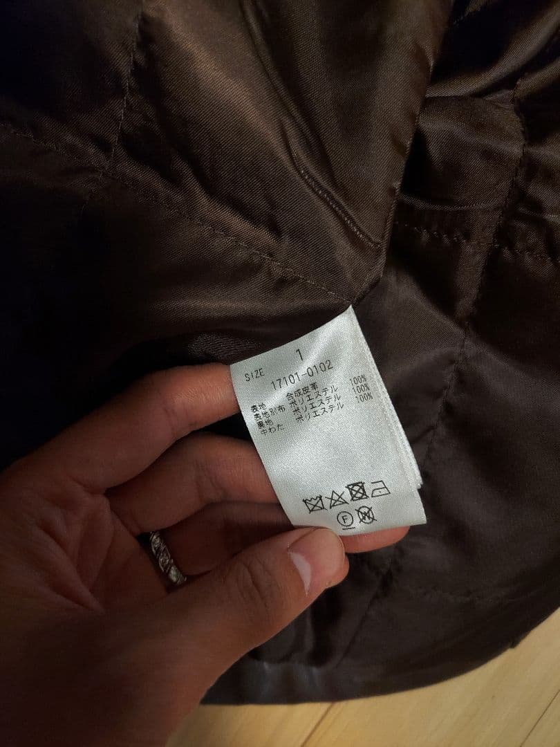 ジャケット・アウター LEATHER SWITCHING OVER JACKET