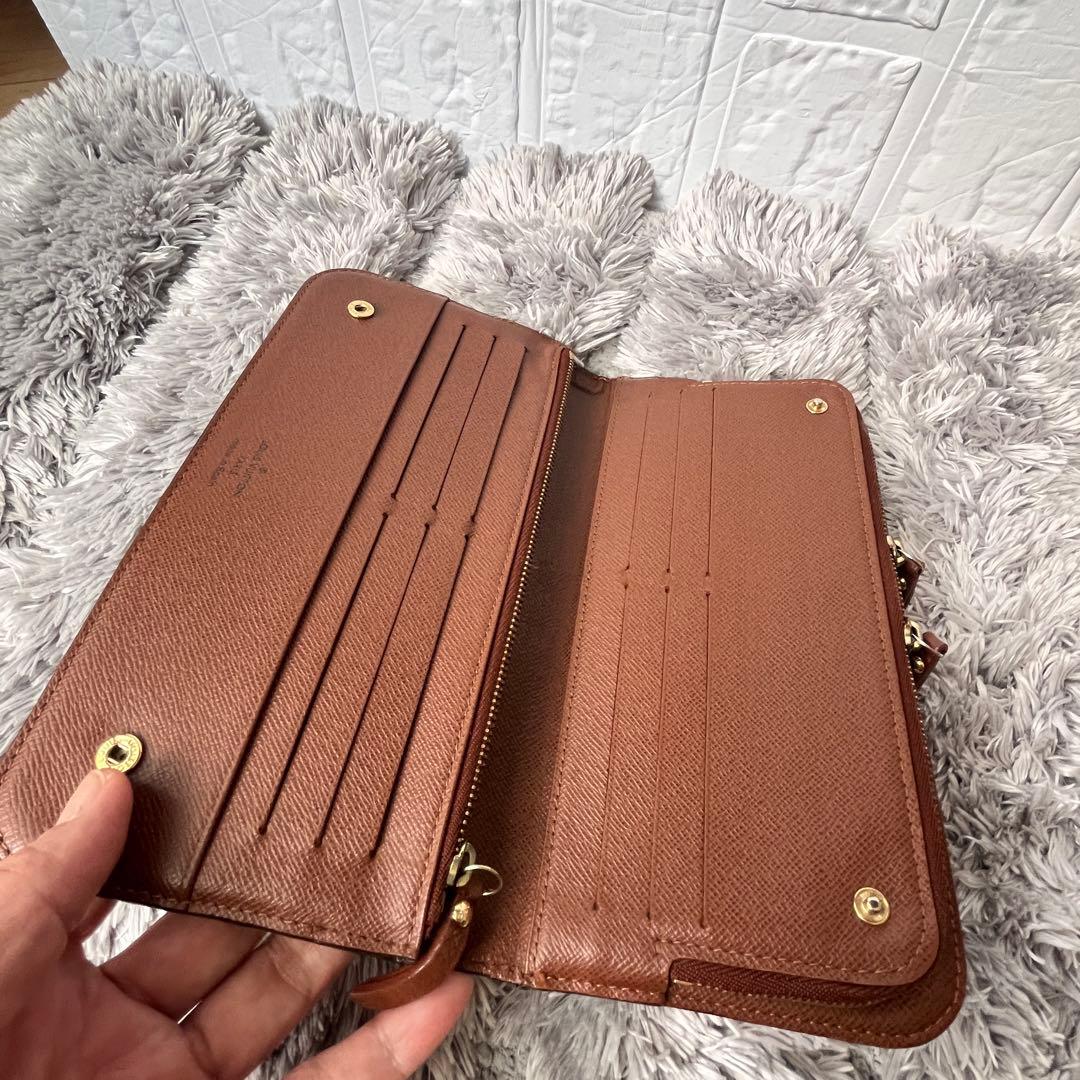 ルイヴィトン　モノグラム　ポルトフォイユ　アンソリット　長財布　メンズレディース