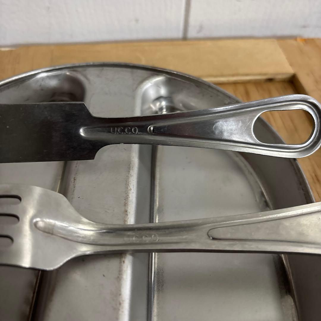 米軍　実物　1967年　メスキットパン　カトラリーセット　送料無料　④