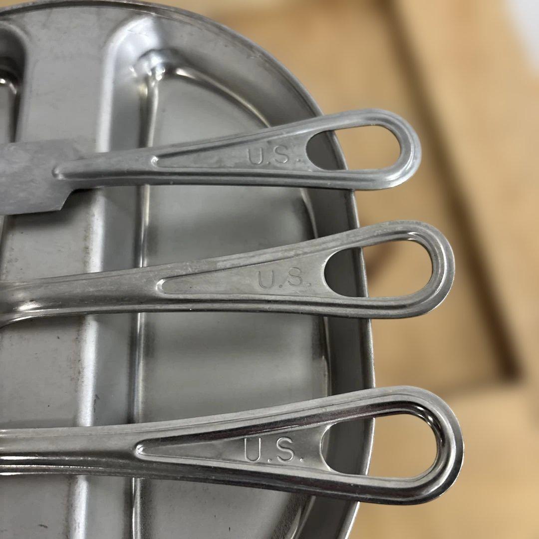 米軍　実物　1967年　メスキットパン　カトラリーセット　送料無料　④