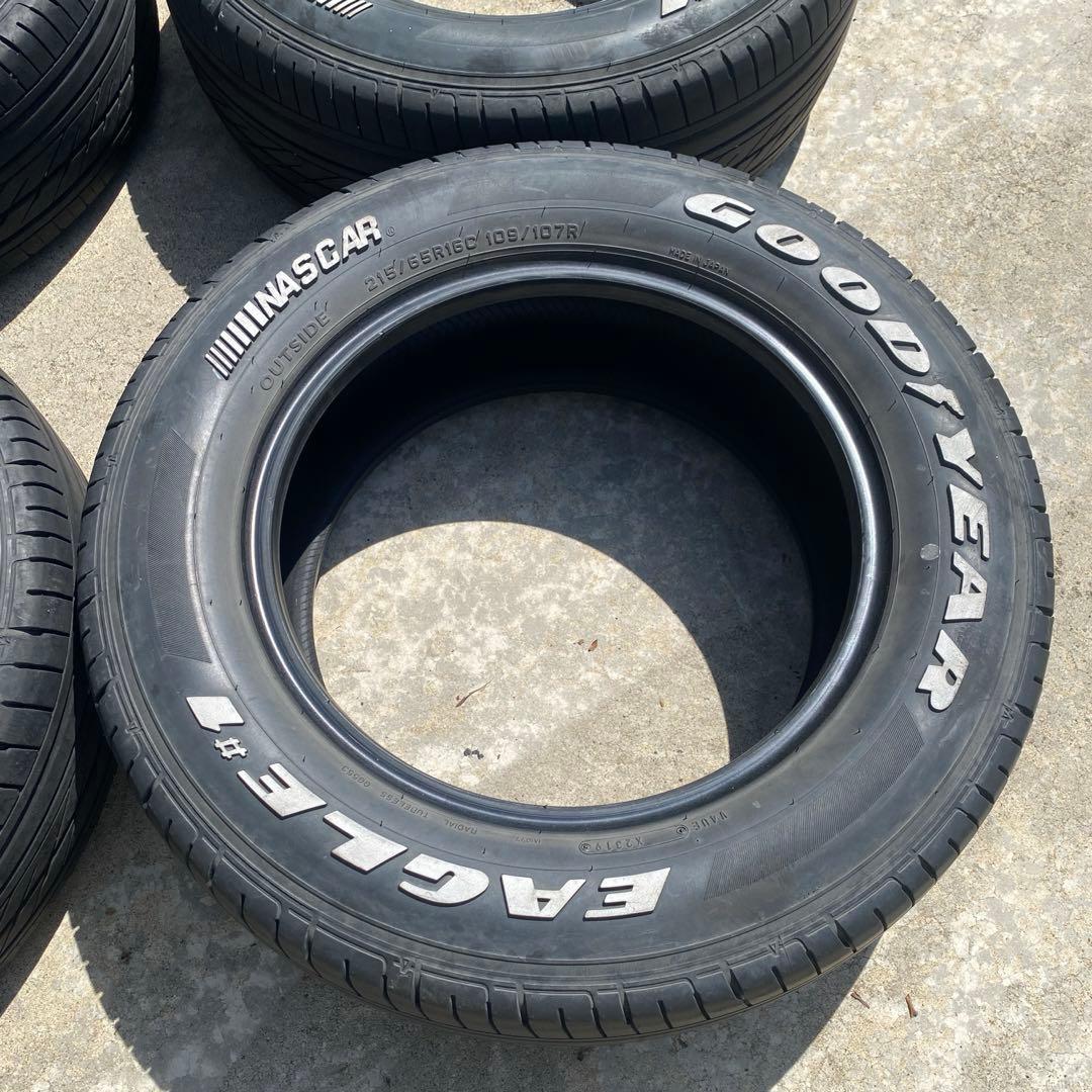 GOODYEAR グッドイヤー 215/65R16C 4本セット ホワイトレター