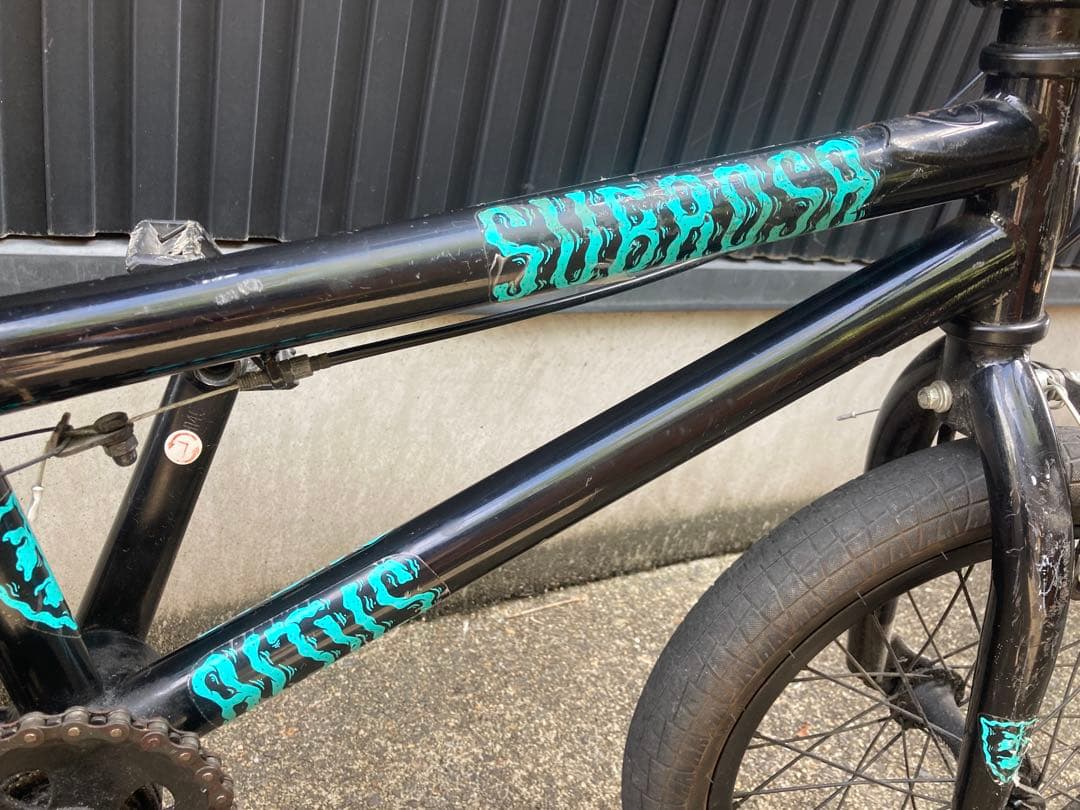 subrosa altus rant 16　小学生　BMX　ブレーキ付　サドル緑