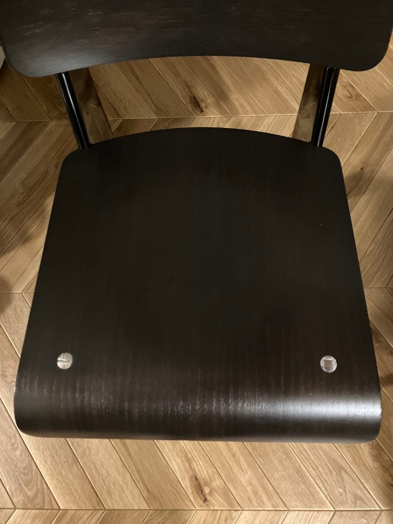 貴重vitra製プルーヴェ スタンダードチェア ダークオーク/ブラック