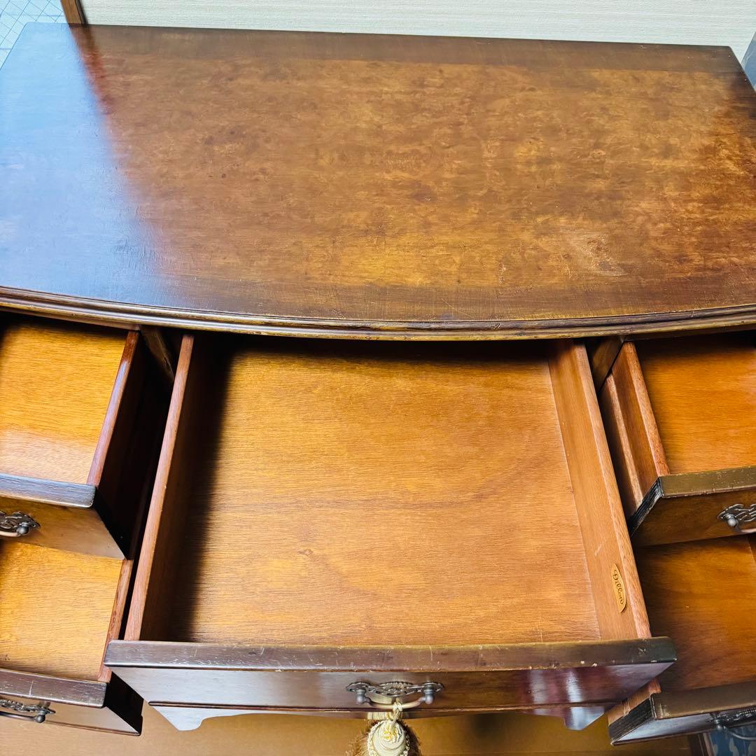 英国アンティークイギリス　サイドボード　サイドテーブル　コンソールデスク　猫脚