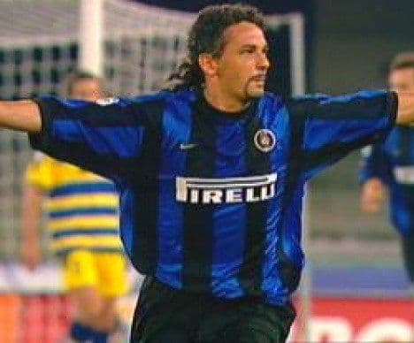 Mサイズ 正規品 当時物 99/00インテル長袖 ロベルトバッジョ