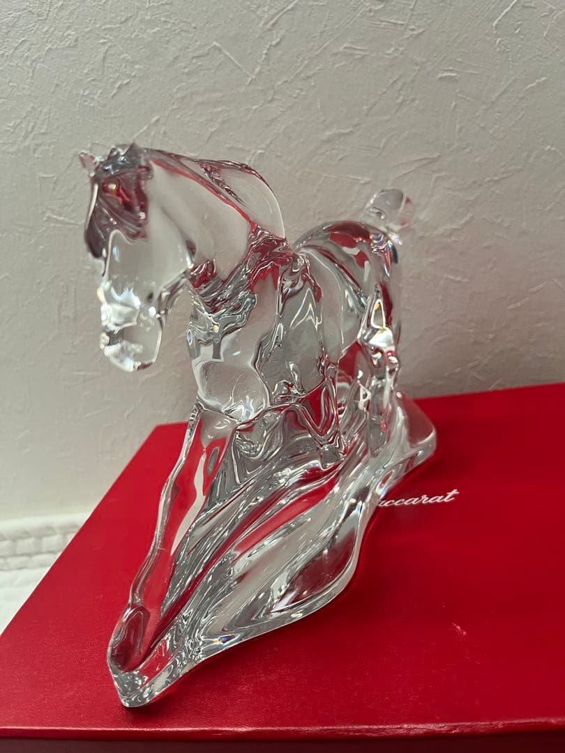 【翌日発送】極希少 特大 Baccarat バカラ ホース 約30cm 3kg